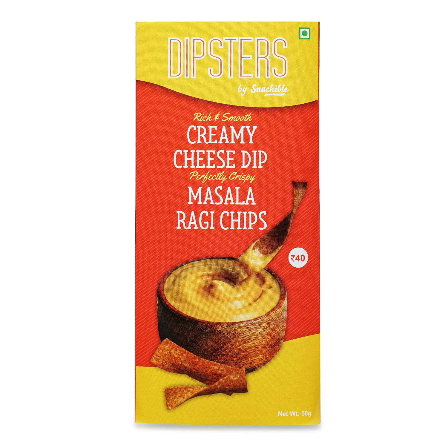 DP MASALA RAGI CHIPS CREAMY CHEESE 50 GM