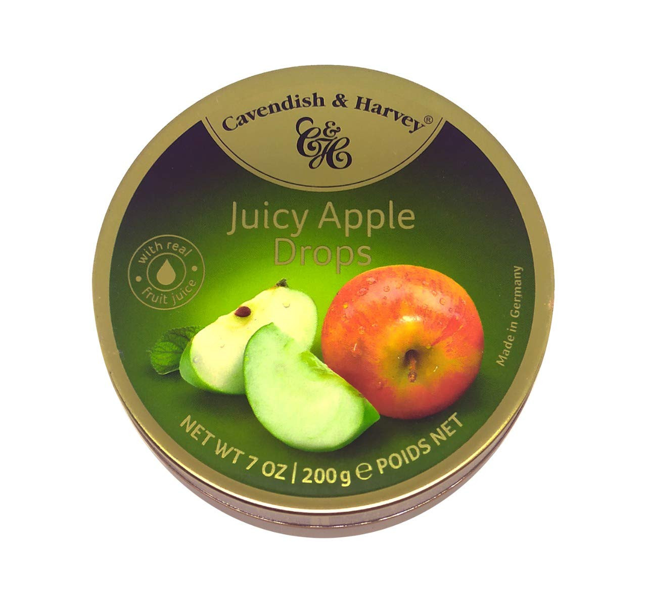 CAV & HAR DROPS APPLE JUICY 200GM
