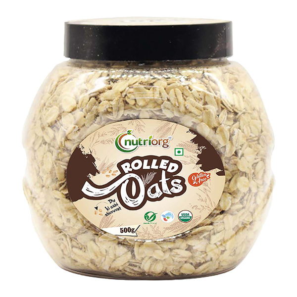 NUTRIORG  RO ROLLED OATS 500GM
