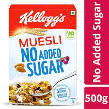 MUESLI NO ADDED SUGAR 500 GM