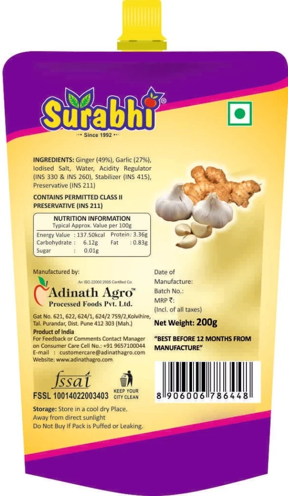 SURABHI GG PASTE 200GM