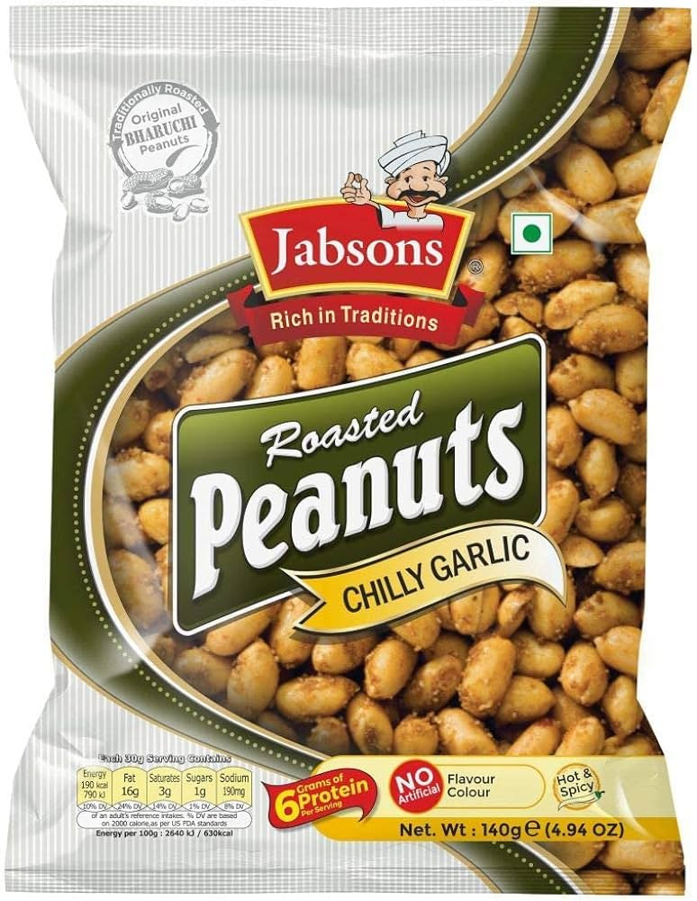 JABSON CHILLI GARLIC PEANUT  140 GM
