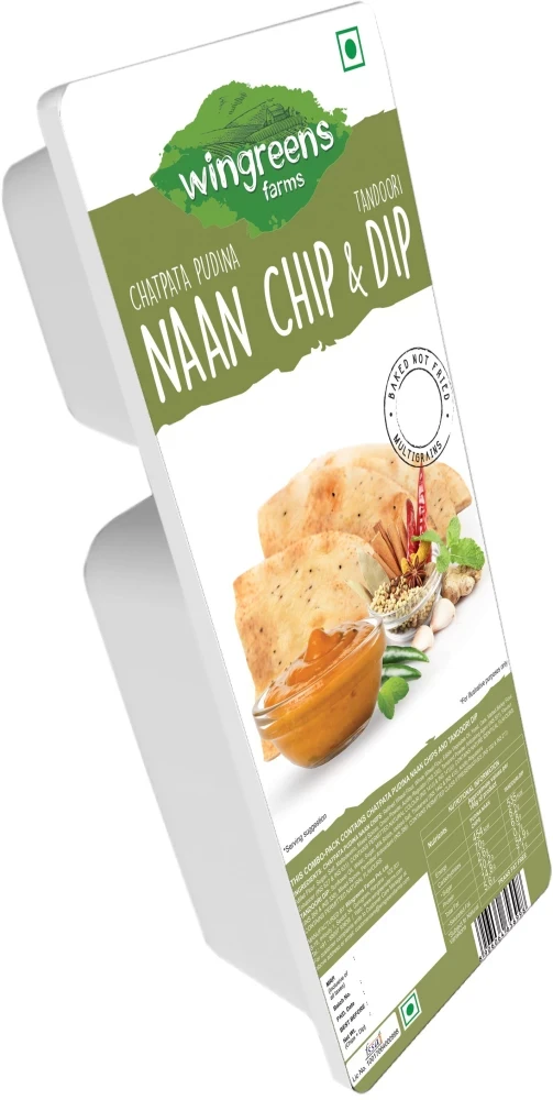 WG NAAN PITA CHIPS BUTTER GARLIC 60G